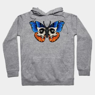 butterfly skull Hoodie